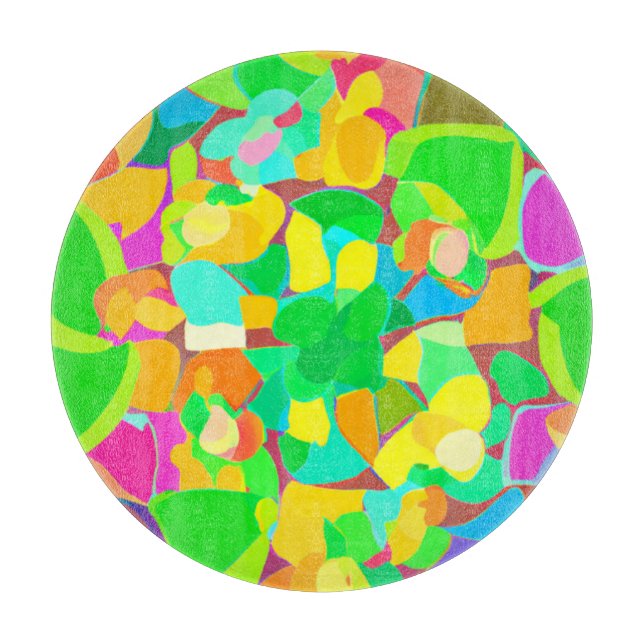 Stunning Patterns Colors Art. Buy Now Cutting Board (Front)