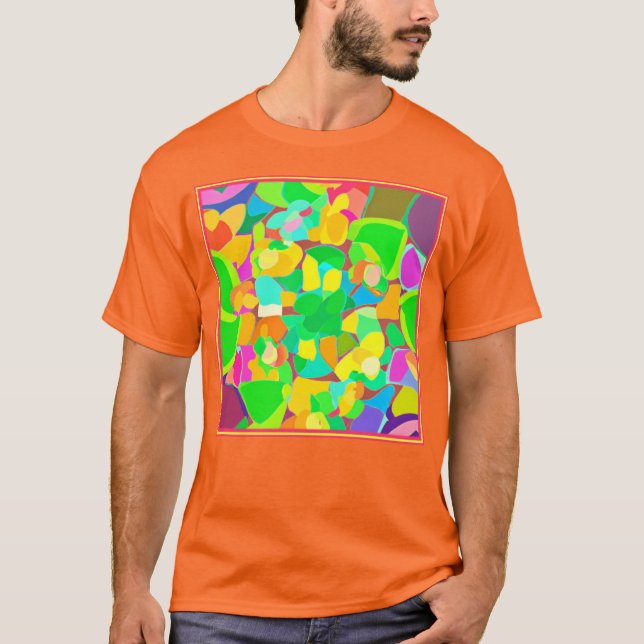 Stunning Patterns Colors Art T-Shirt (Front)