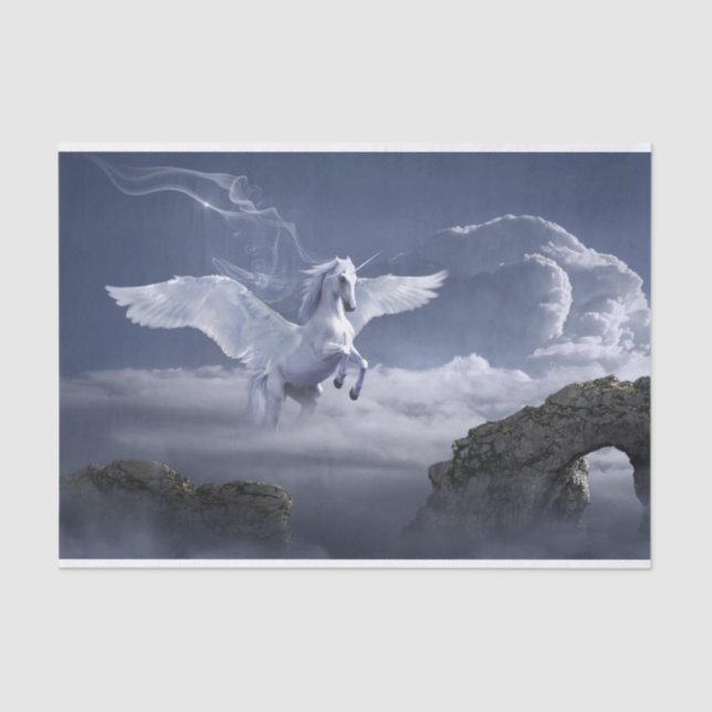 Stunning Pegasus Horse Decoupage Tissue Paper (Front)