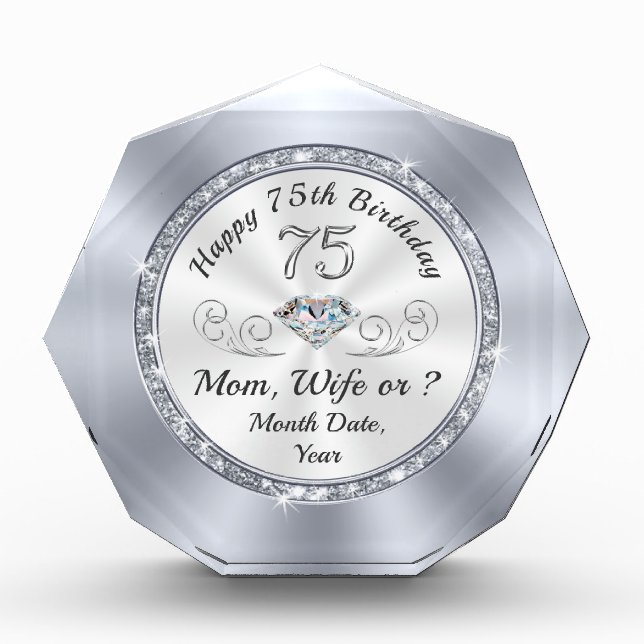 Stunning, Personalized Birthday Gifts for Mom (Front)