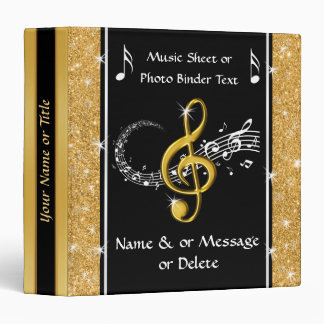Stunning Personalized Photo or Sheet Music Binder
