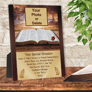 Stunning Photo and Personalized, Christian Plaques