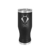 Stunning Pilsner 20 Ounce Stainless Steel Tumbler (Front)