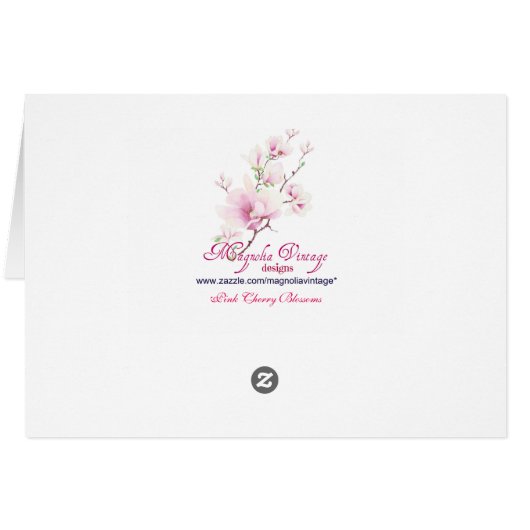 Stunning Pink Cherry Blossoms (Back Horizontal)