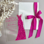 Stunning Pink Dress 40th Birthday Party Acrylic Invitations<br><div class="desc">Stunning Pink Dress 40th Birthday Party Acrylic Invitations

See many more variations in our collection below</div>