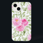 Stunning Pink Peonies Case-Mate iPhone 14 Case<br><div class="desc">Lovely Floral Abstract Fashion</div>