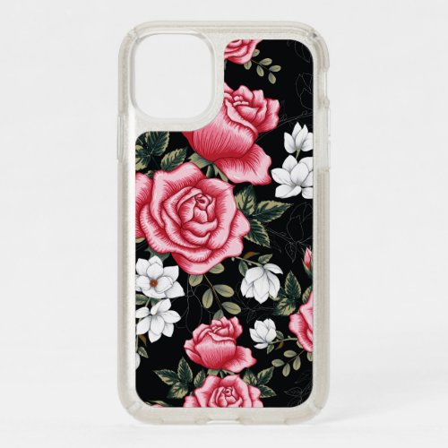 Stunning Pink Rose Flower Speck iPhone 11 Case