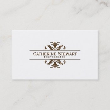 Stunning Presence Business Card by orange_pulp at Zazzle