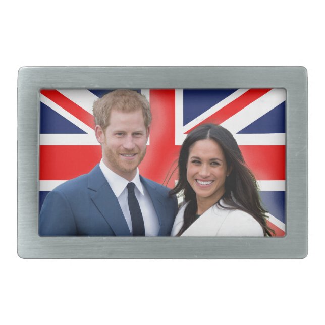 Stunning! Prince Harry and Meghan Markle Belt Buckle (Front)