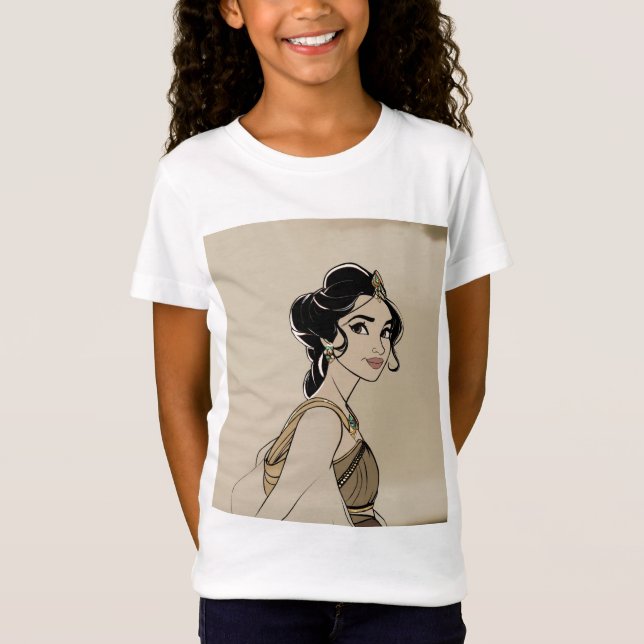 Stunning Princess Jasmine T-Shirt (Front)