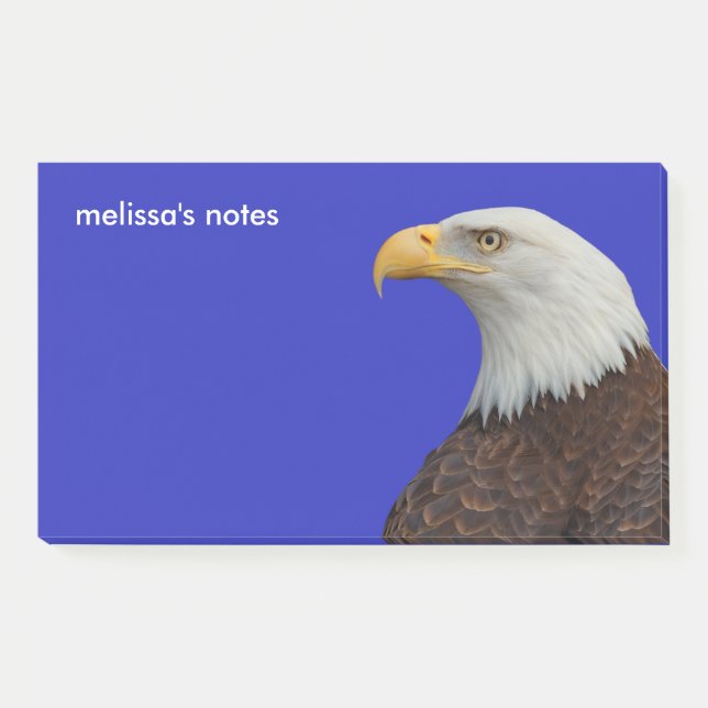 Stunning Profile of an Adult Bald Eagle Post-it Notes (Front)