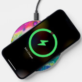 Stunning Psychedelic Acrylic Fluid Art Wireless Charger (Phone)