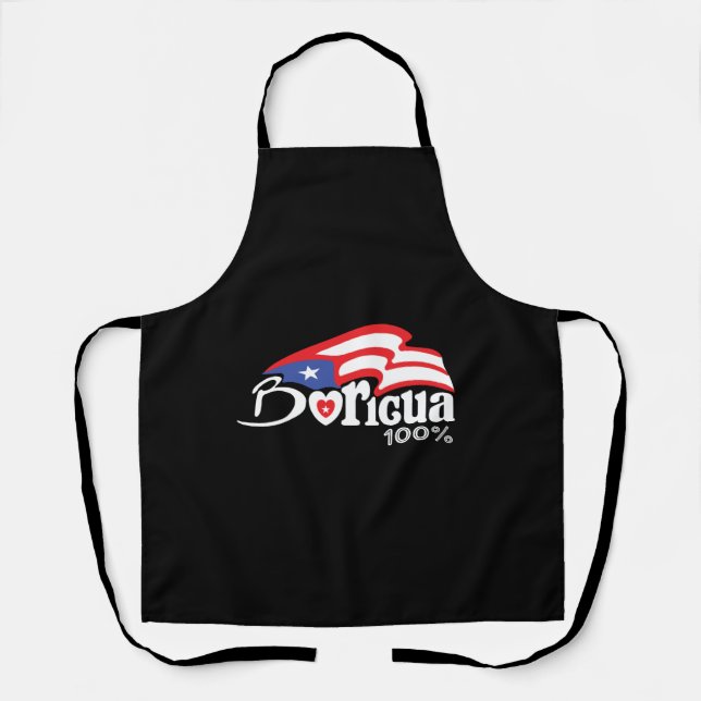 Stunning Puerto Rico Boricua  Apron (Front)