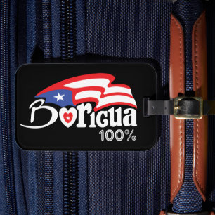 Stunning Puerto Rico Boricua  Luggage Tag