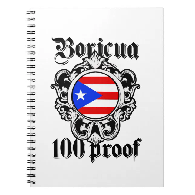 Stunning Puerto Rico Boricua Taino Vintage Logo Notebook | Zazzle