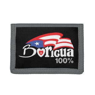 Stunning Puerto Rico Boricua Tri-fold Wallet