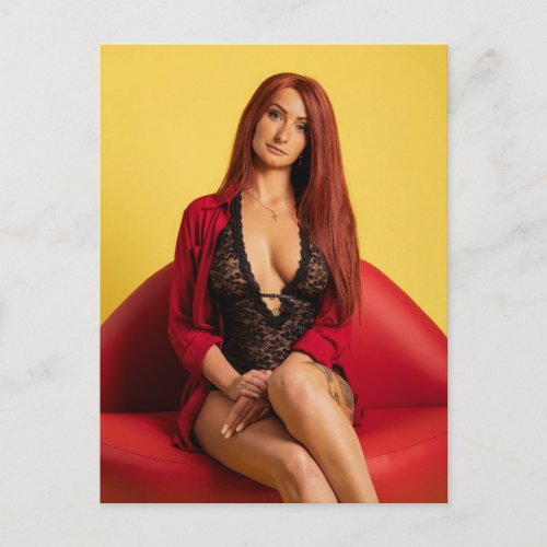 Stunning Redhead Beauty Postcard