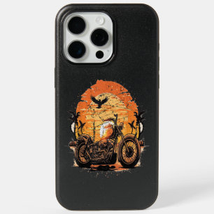 Stunning Retro Vintage Motorcycle Classic Sunset C iPhone 15 Pro Max Case