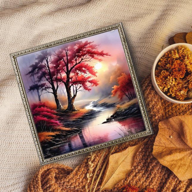 Stunning River Landscape Painting  Photo Print (Creator Uploaded)