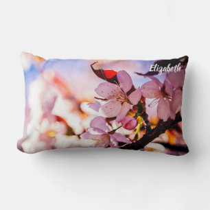 Stunning Sakura Blossoms Lumbar Pillow