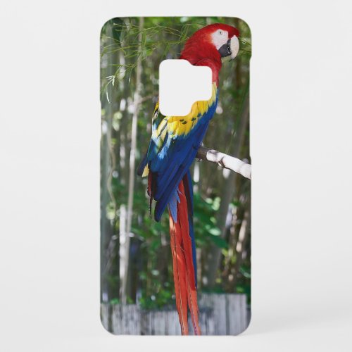 Stunning Scarlet Macaw Parrot Case_Mate Samsung Galaxy S9 Case
