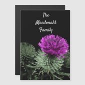 Stunning Scottish Thistle Family Clan Magnet (Front/Back)