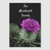 Stunning Scottish Thistle Family Clan Magnet (Front)