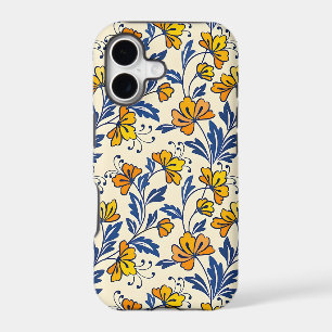 Stunning Seamless Pattern of Flowers and Leaves iPhone 17 Case