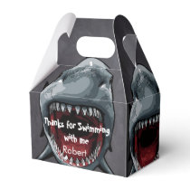 Stunning Shark Birthday  Favor Boxes