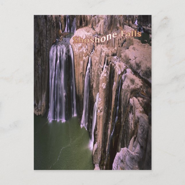 Stunning Shoshone Falls in Idaho, postcard (Front)