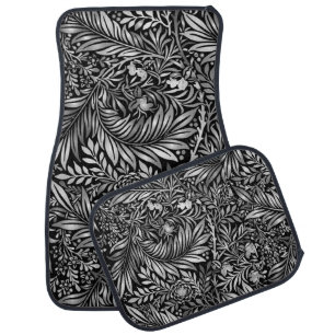 Stunning Silver Fern Car Floor Mat