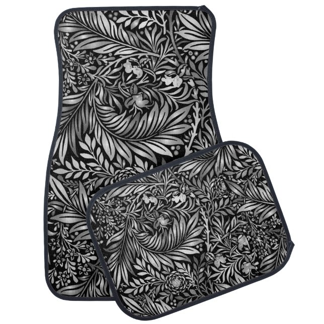 Stunning Silver Fern Car Floor Mat (Set)