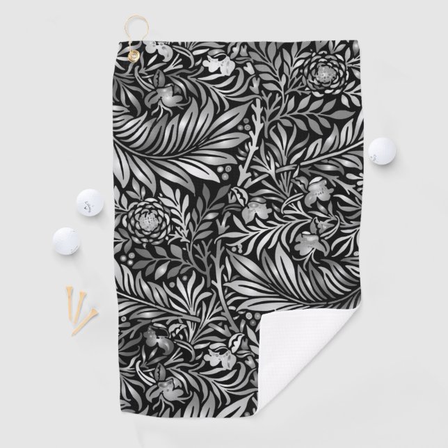 Stunning Silver Fern Golf Towel (InSitu)