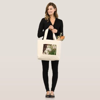 Stunning Snowdrops Large Tote Bag