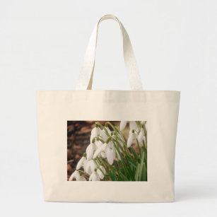 Stunning Snowdrops Large Tote Bag