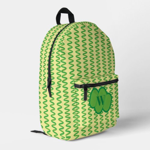 Stunning Spirulina Printed Backpack