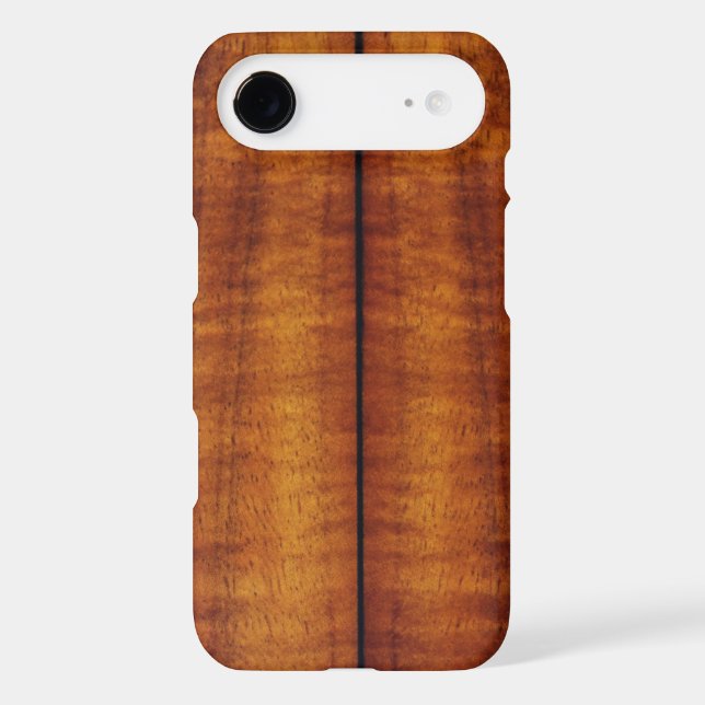 Stunning Split Hawaiian Koa Longboard Style Case-Mate iPhone Case (Back)