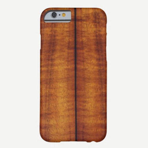 Stunning Split Hawaiian Koa Longboard Style Barely There iPhone 6 Case