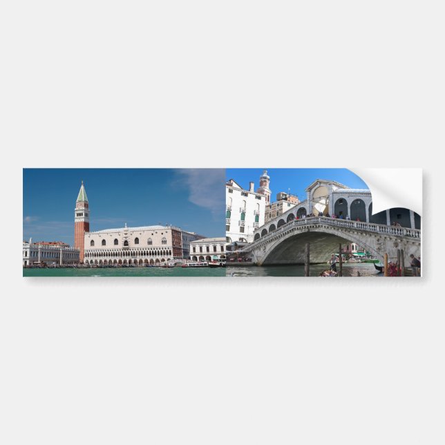 Stunning! St Mark's Square Venice Bumper Sticker (Front)