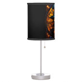 Stunning Stained Glass Skeleton Design Table Lamp (Left)