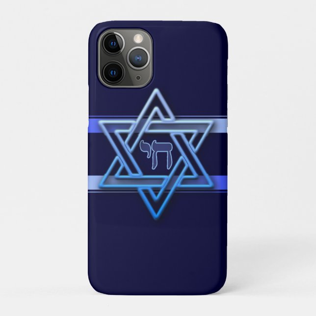 Stunning Star of David chai Case-Mate iPhone Case (Back)