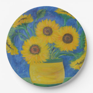 Stunning Sunflower Paper Plates