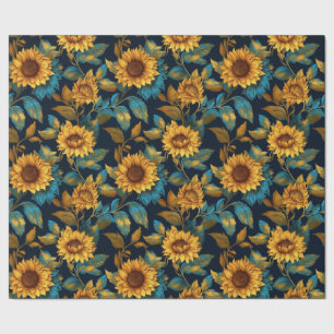 Stunning Sunflowers All Occasion Wrapping Paper