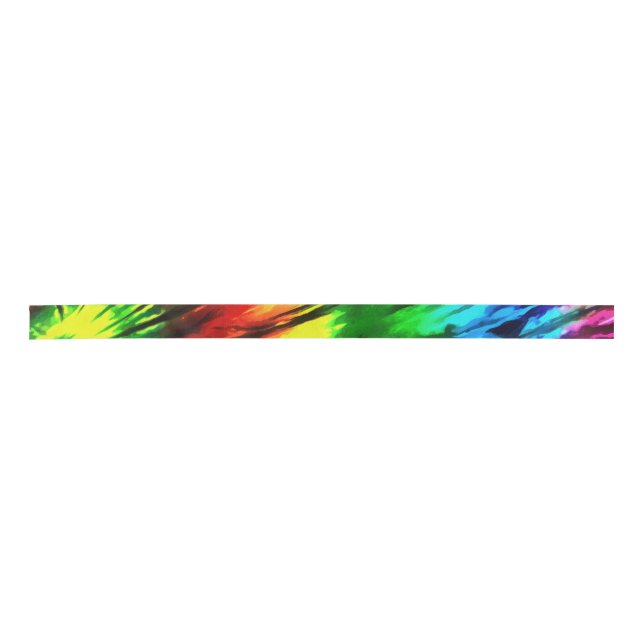 STUNNING TIE DYE SATIN RIBBON (Front)