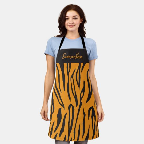 Stunning Tiger Print Apron