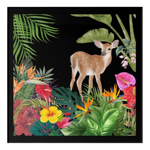 Stunning Tropical forest and wildlife Acrylic Print
