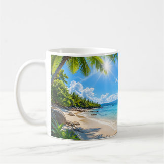 Stunning Tropical Ocean View Coffee Mug