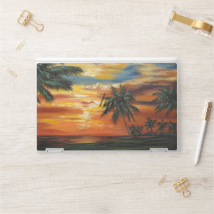 Stunning Tropical Sunset HP Laptop Skin