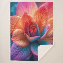 Stunning Vibrant Multi-Colored Flower Design