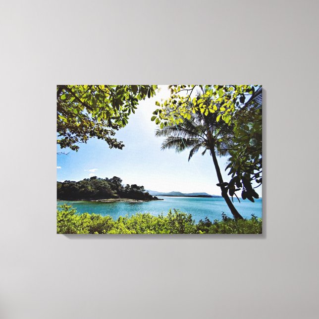 Stunning View Stretched Canvas Print (Front)